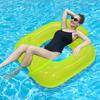 2026 New Summer PVC Pearlescent Square Inflatable Float Lounge Chair with Backrest for Adults Kids Outdoor Pool Water Sofa