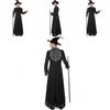 Classic Black Wizard Costume For Men Perfect For Halloween Parties And Cosplay Events