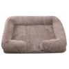 Plush Round Pet Bed for Dogs & Cats - Winter Dog Mat