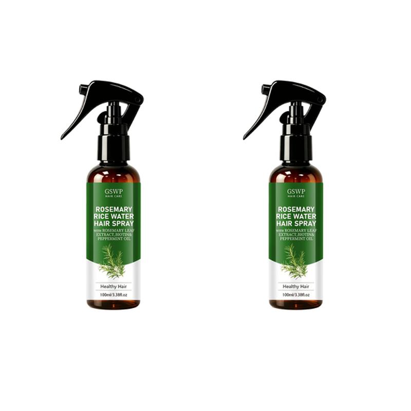 GSWP Upgraded Rosemary Rice Water Hair Care Spray. Smooths, Tames Frizz and Strengthens Hair. 100ml/200ml