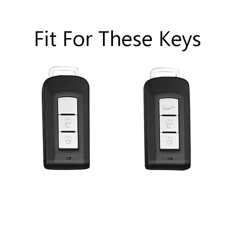 High-quality Zinc Alloy Car Key Case Cover for MITSUBISHI OUTLANDER 3 Lancer 10 L200 ASX Colt Pajero Sport ECLIPSE CROSS