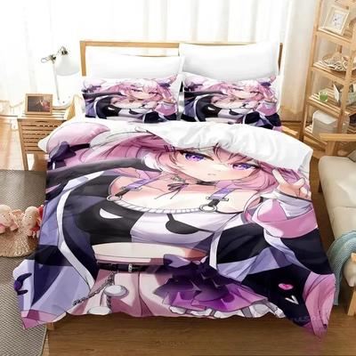 Anime Nyatasha Nyanners Bedding Set For Bedroom Soft Modern Bedspreads Comefortable Kids Duvet Cover Quilt Cover And Pillowcase