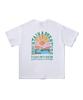 Peullukeu Sunrise Crack Pigment Short Sleeve T-Shirt White/Green Fst738