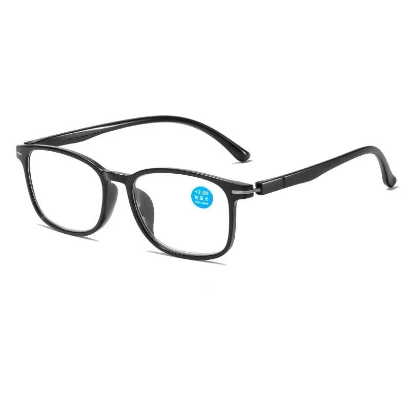Ultra Light and Fashionable Reading Glasses for Men and Women, High-definition Anti Blue Light Presbyopia Glasses, 0+100 To+400 0 чёрный