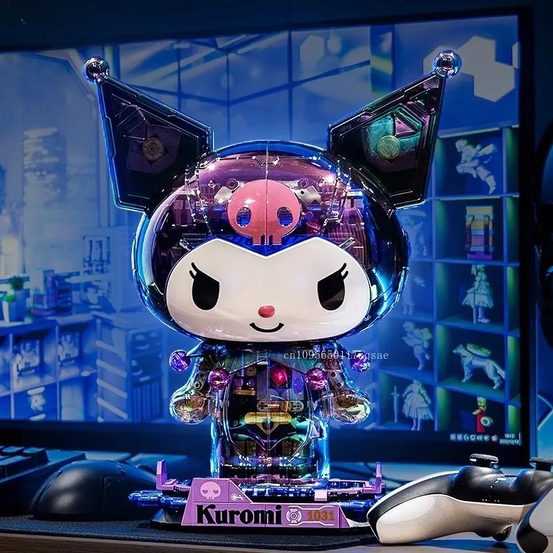 Building Blocks Kuromi Semi-mechanical Assembly Toy Collector Model Cartoon Desktop Ornaments Children's Holiday Gift