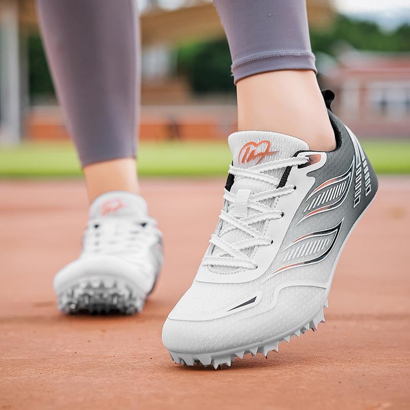 New Comfortable and Soft Mens Womens Track Field Shoes Outdoor Wear-resistant Running Shoes Supportive and Stable Sports Shoes