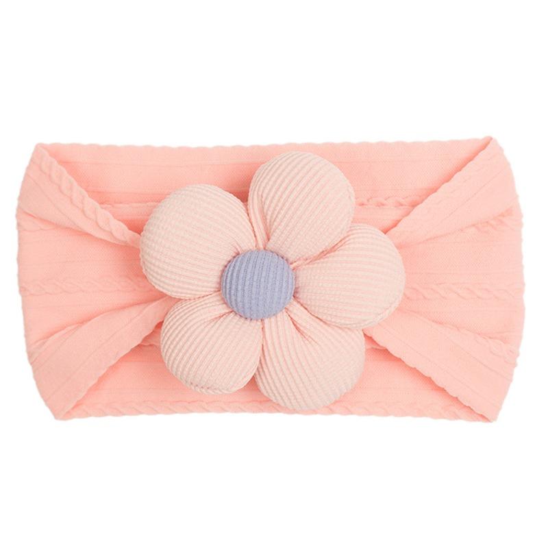 Autumn new baby jacquard elastic hair accessories, children's soft and comfortable headgear headband, baby headband
