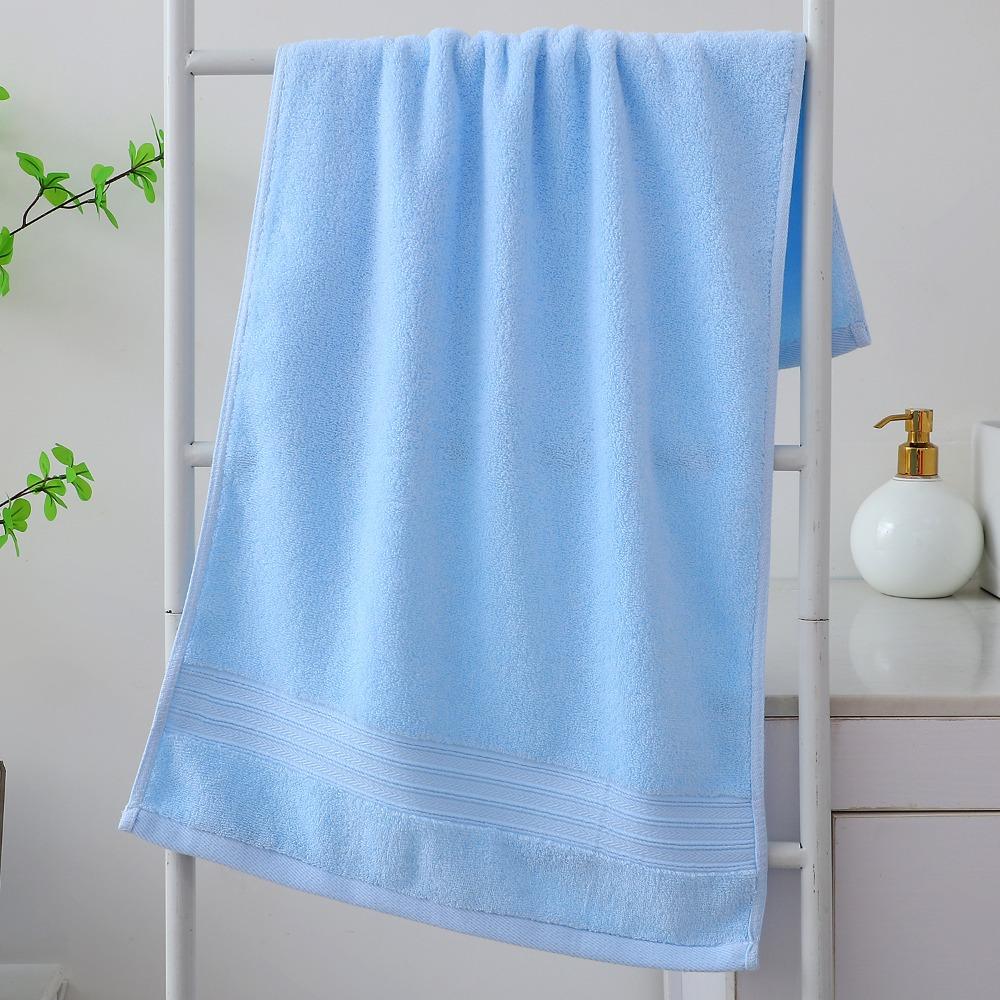 Spot large thickened cotton souvenir towel hotel men's sports face towel plain color broken gear water absorption