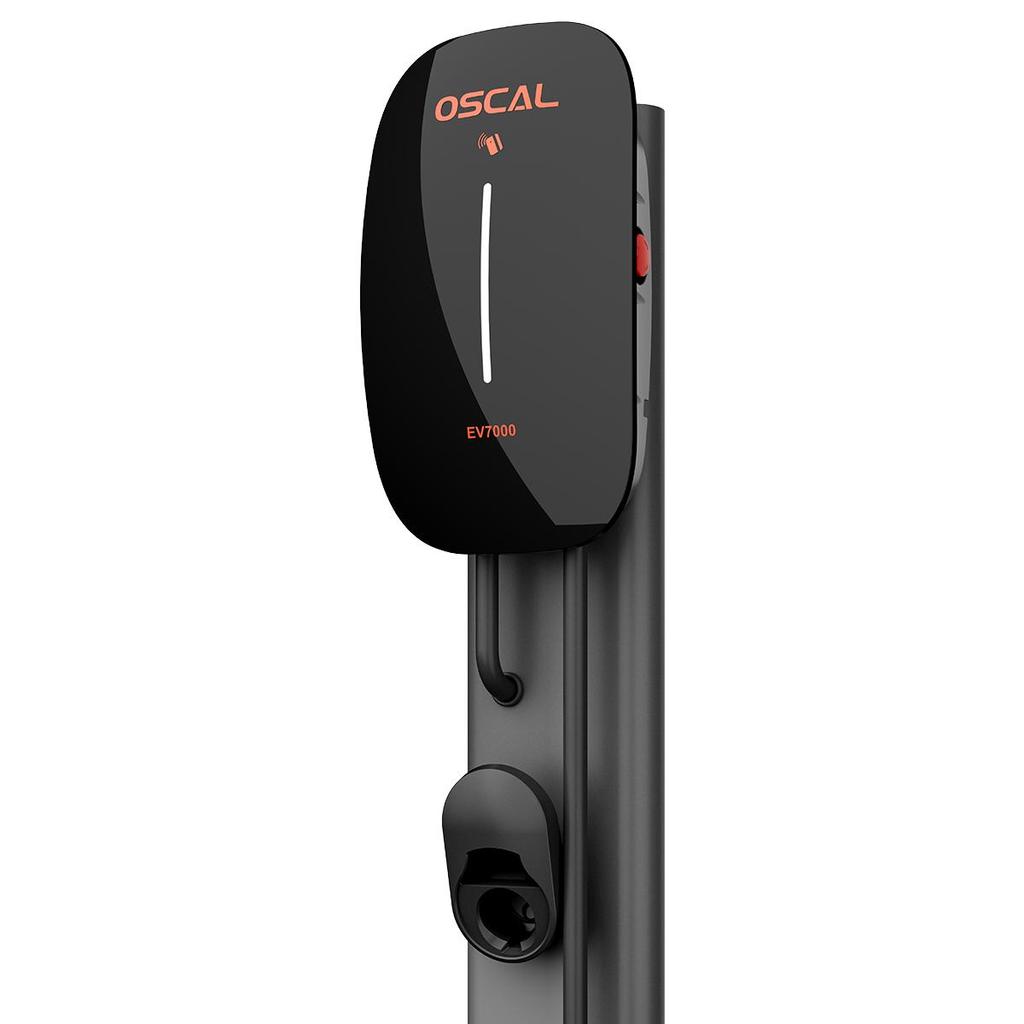 OSCAL IP65 EV charger EV7000 DC fast charger Electric Car Charger 7kW 32A/16A 220v-240v Charging Station