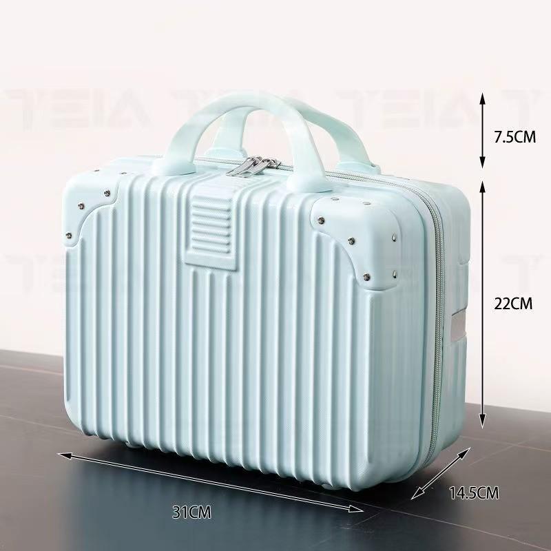 14" Women's Travel Makeup & Souvenir Box with Wheels