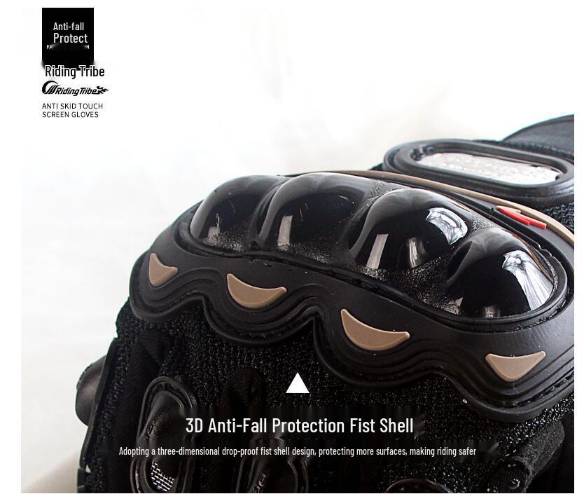 PRO-BIKER Summer Touchscreen Motorcycle Gloves - Anti-Fall, Breathable, Off-Road Riding Gear