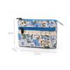 New Fashion Flower Multi-layer Cotton Fabric Coin Purse Women Card Wallet Small Change Bag Retro Canvas Female Hand Purses Pouch