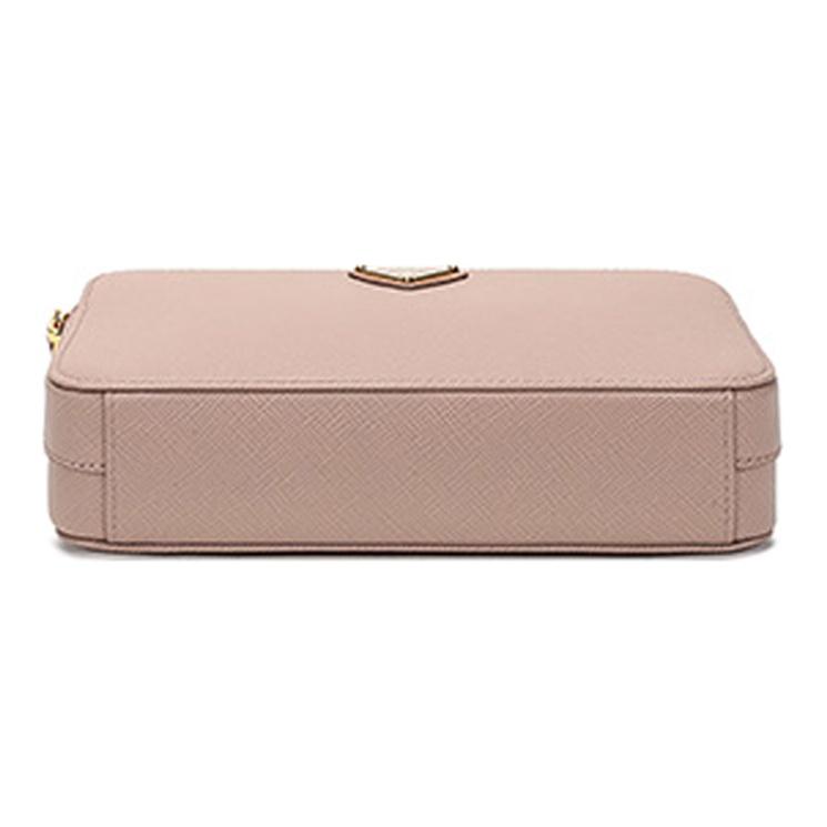 Prada Borsa a tracolla in pelle con chiusura a zip e catena da donna Borsa a tracolla da donna 1BP024-NZV-F0236-V-CO1
