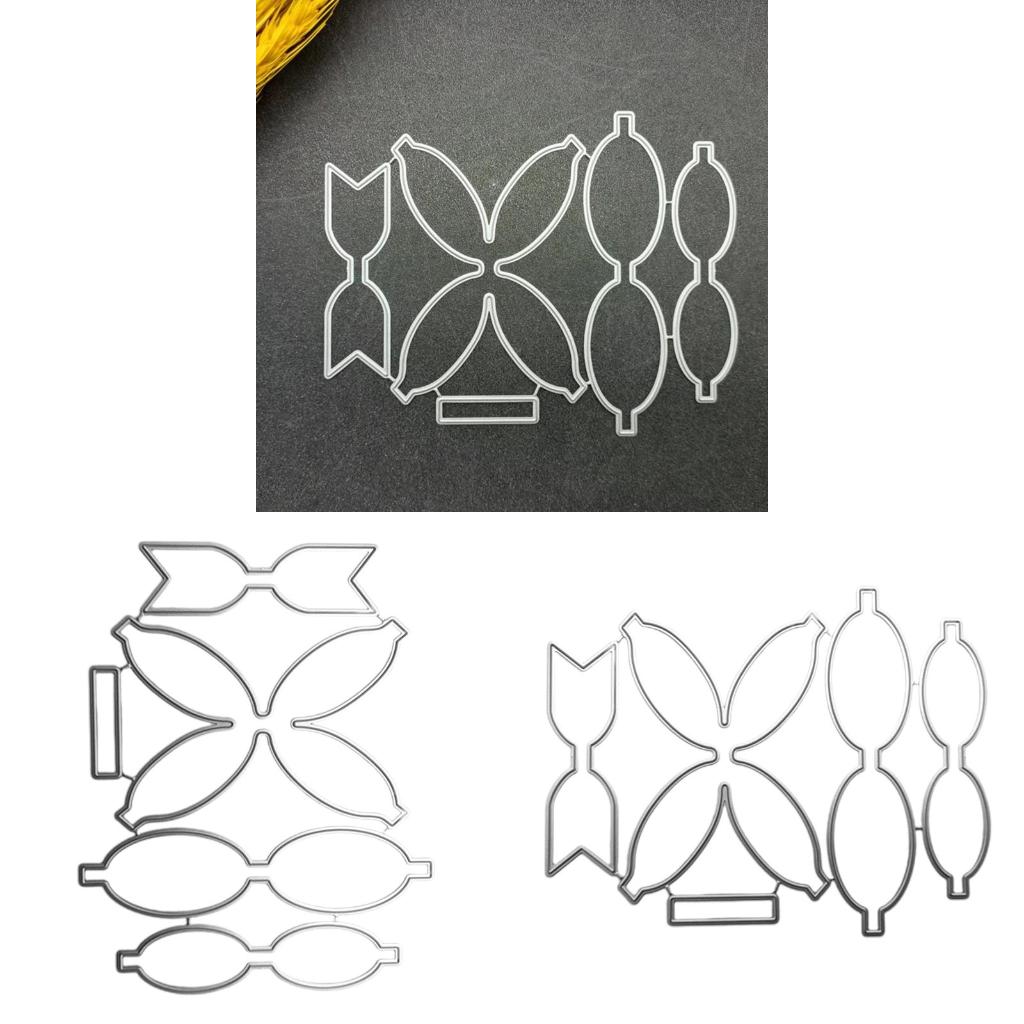 DIY Hair Bow Cutting Dies Embossing Die Cuts Template for DIY Bow Tie Hair Bow CN