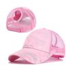 Adjustable Baseball Cap Comfortable Outdoor Visor Hat Unisex Baseball Cap Camouflage High Ponytail Baseball Cap For Early