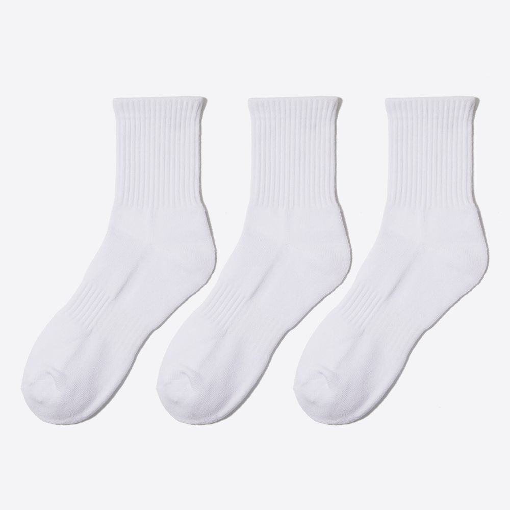[Standard] Sports 3-Pack Middle Socks HPAO3EA925