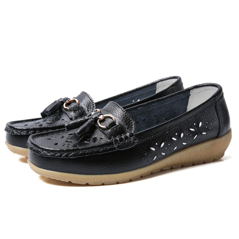 Women's Shoes Wedge Heels Thick Soled Mother Shoes Casual Shoes Nurse Shoes Cover Feet Women's Shoes Plus Size