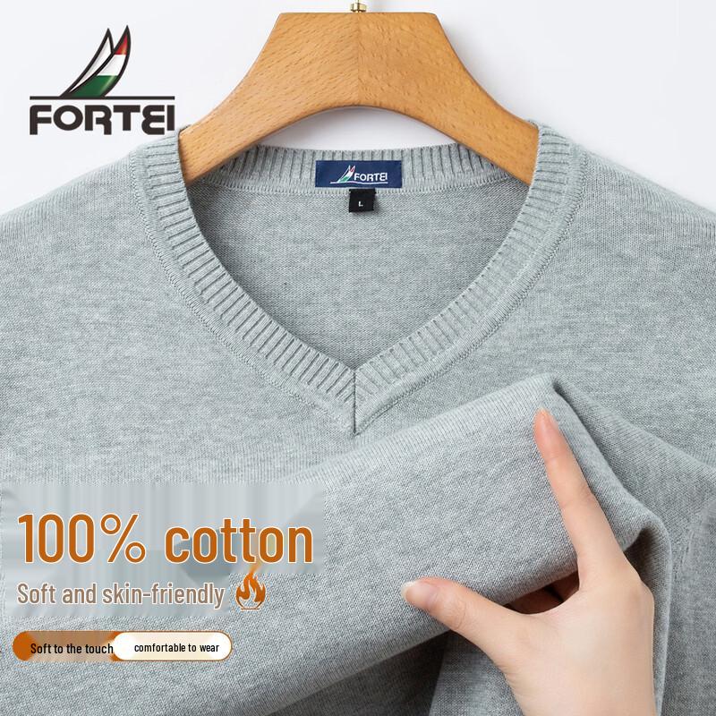 

Men s 100% Cotton V-Neck Knit Vest M 48