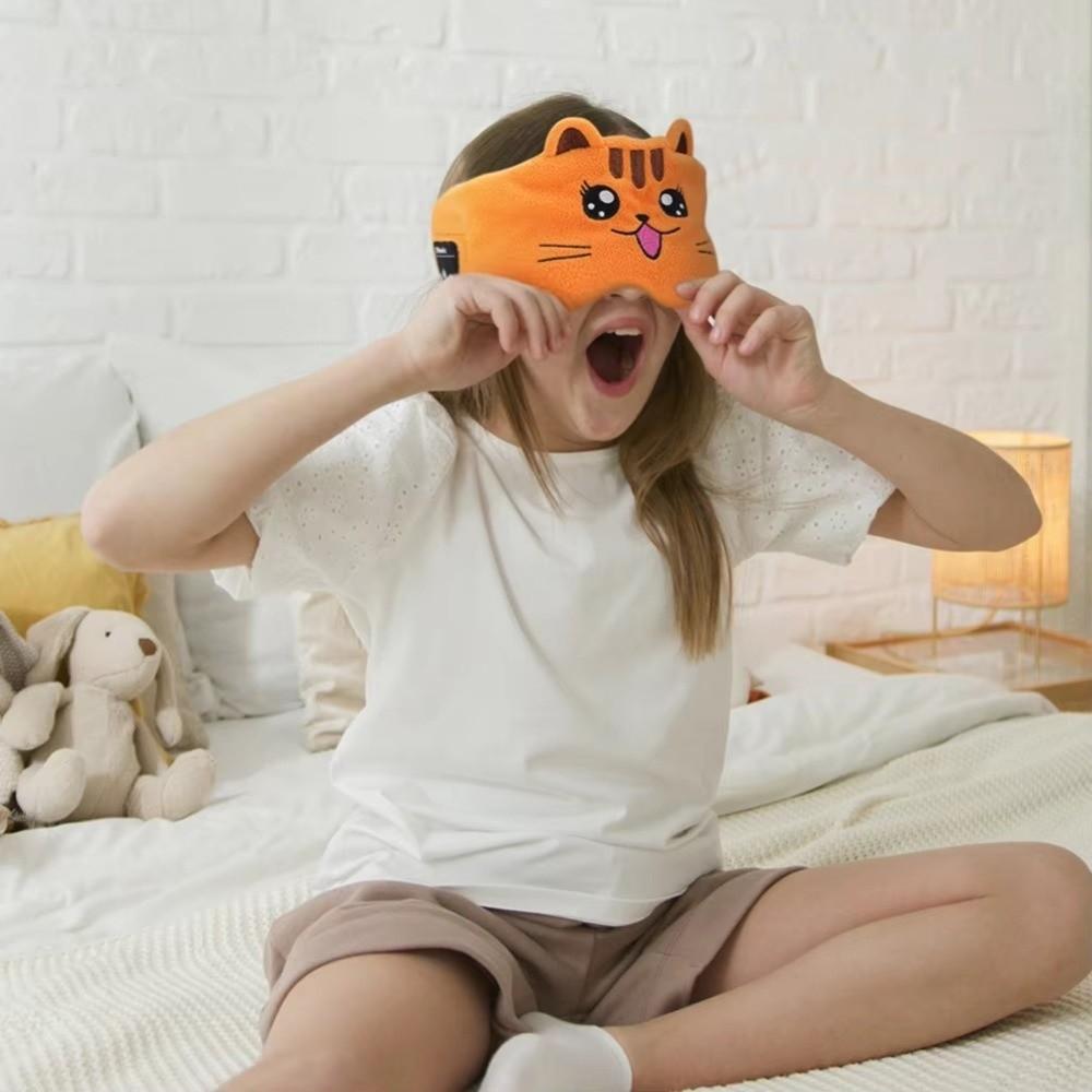 Thin Speakers Bluetooth Headphones Eye Mask Soft Plush Speakers Headband  Not-in-Ear Design