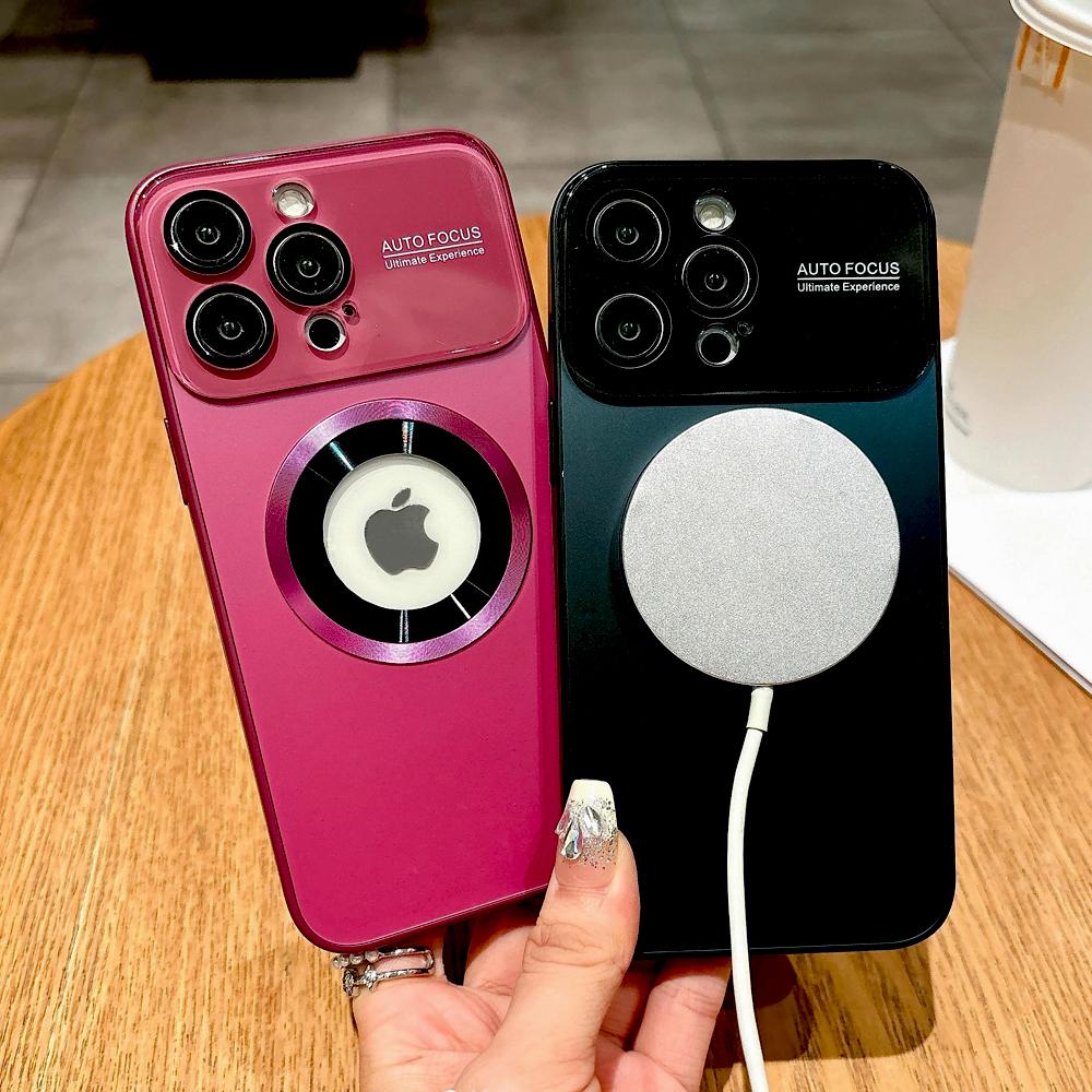 Camera Lens Full Cover Case For iPhone 17 16 15 14 13 12 11 Pro Max 17Pro 16Pro 15Pro iPhone16 Magsafe Mag Safe Wireless Charge
