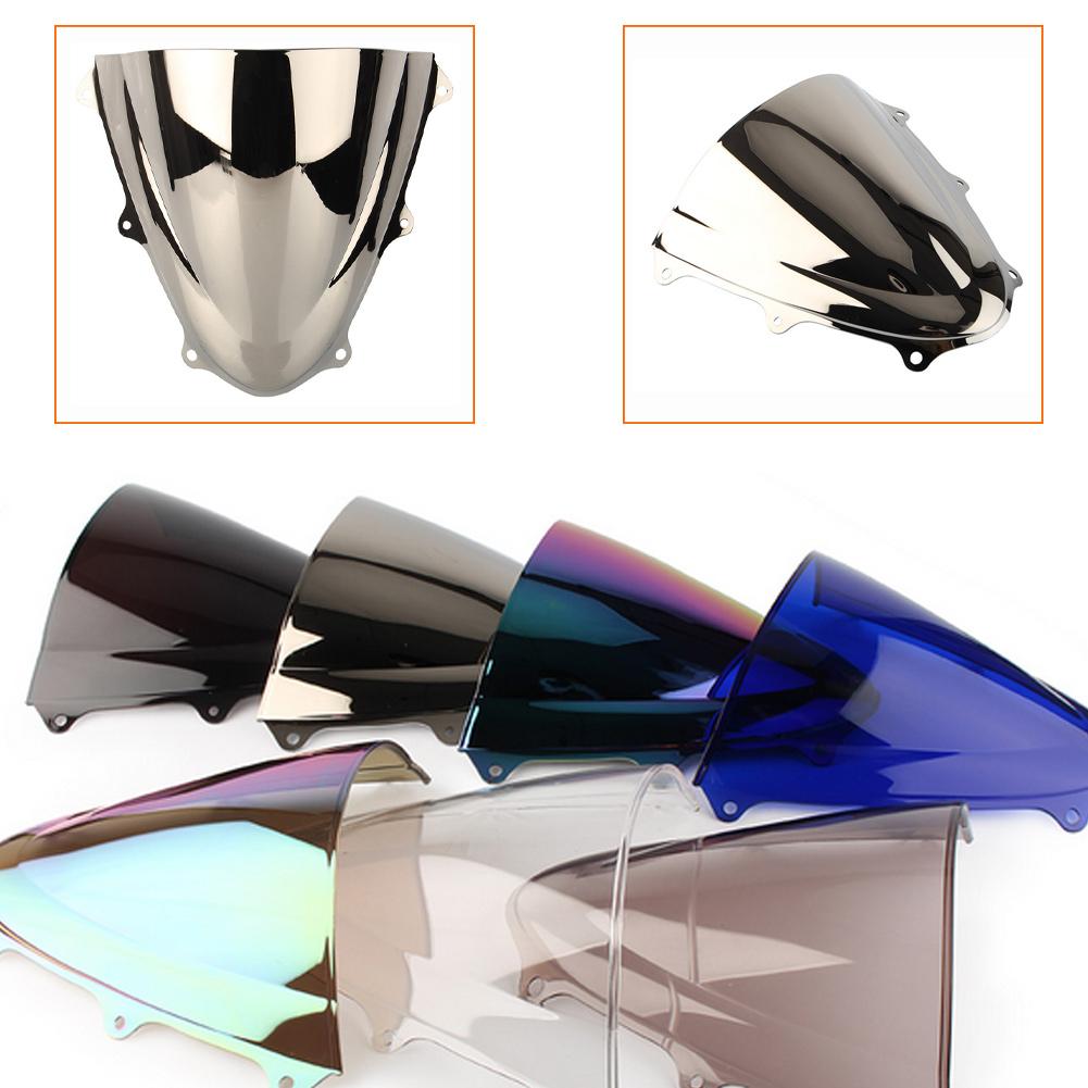 Motorcycle Double Bubble Windshield For Suzuki GSX-R GSXR 600 750 GSXR600 2011-2018 K11 WindScreen Accessories Fairing Deflector