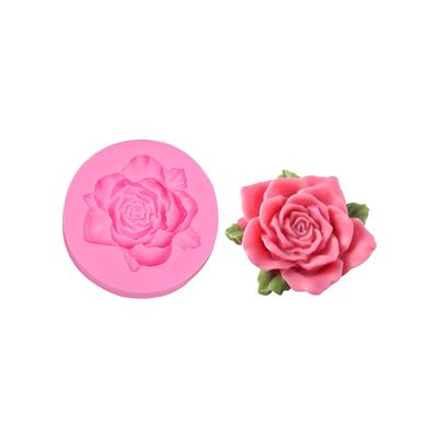 Rose Shape DIY Chocolate Cake Fondant Glue Silicone Mold Decoration Shaping Baking Tools