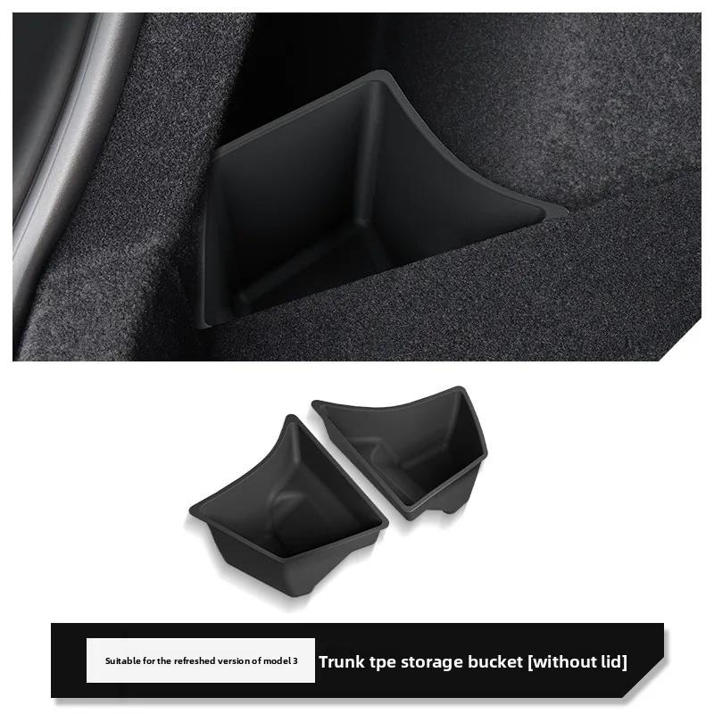 Car Sticker For Tesla Model 3 Y X S Refreshed New Trunk Storage Box Side Storage Box Storage Car Sticker Modification Accessorie