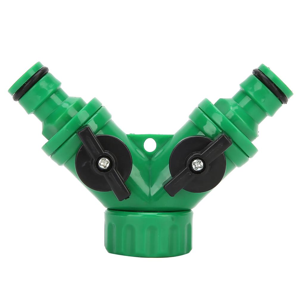 2 Stück G3/4 PNTY DN20 3-Wege Wasserverteiler T-Stück Verbinder Adapter Ventil mit Schaltern Gartengerät