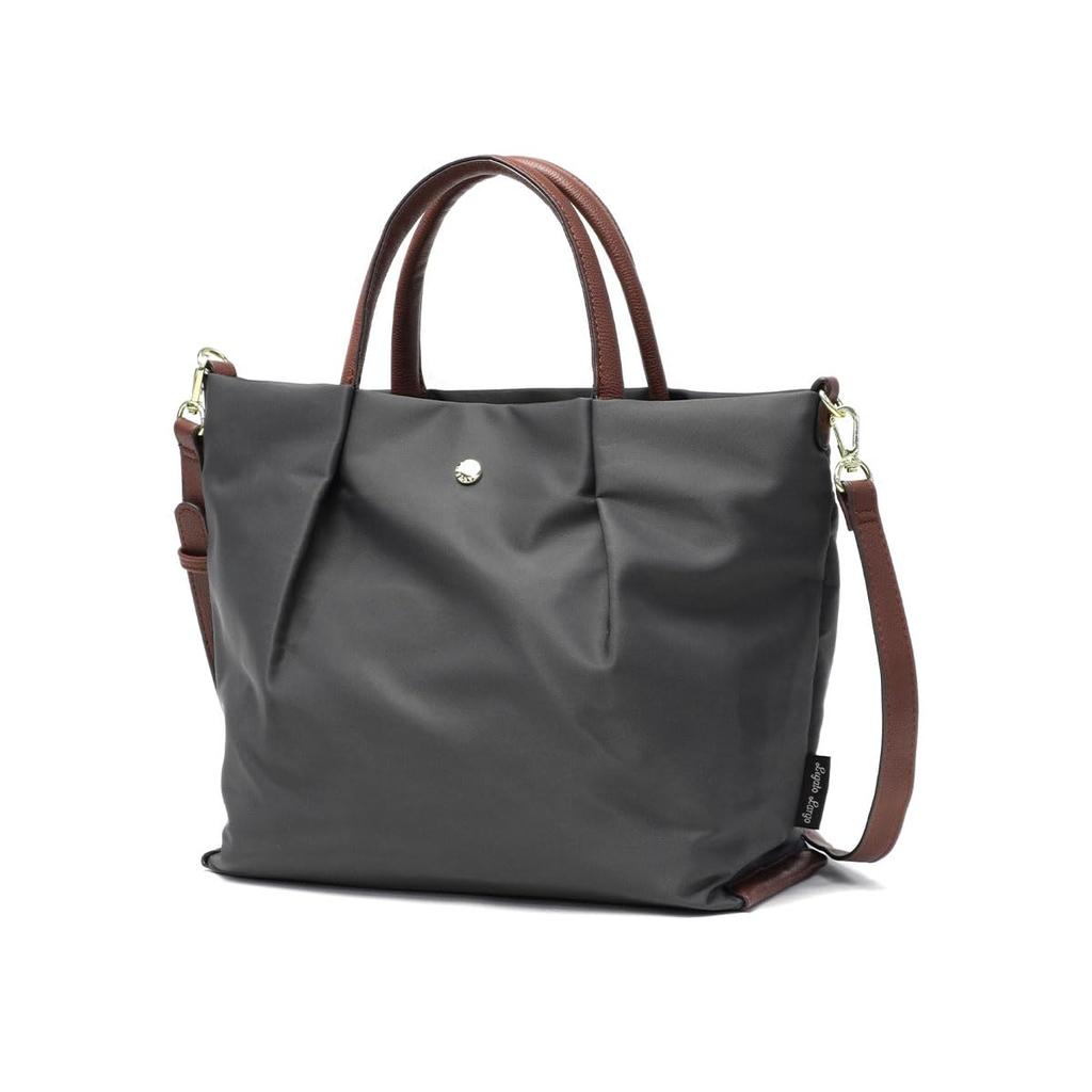 shoulder bag A5 on the Easy on the shoulders Gray [Legato Largo] 2-way Water-repellent/Easy shoulders/2-way LH-L0002Z Women's