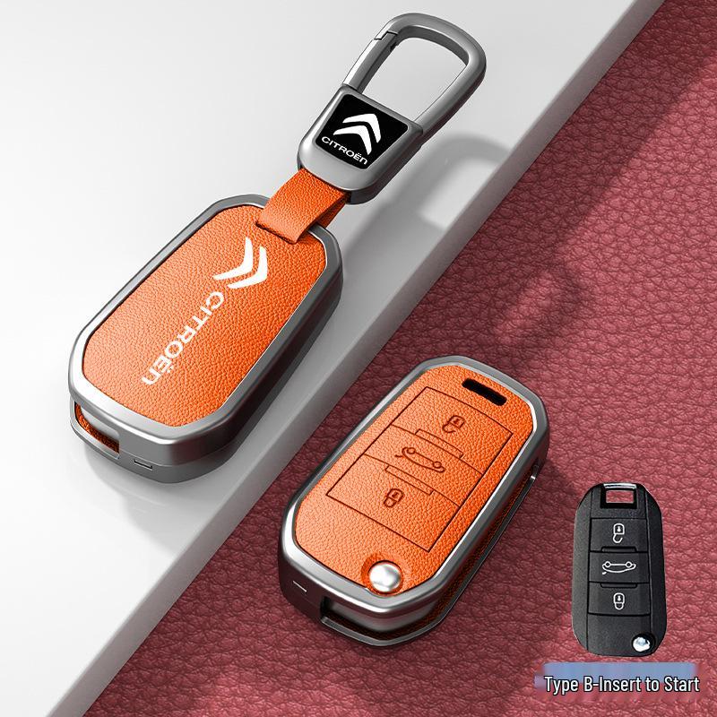 Car Key Cover & Buckle for Citroen C3XR, C4L, Tianyi, C5, C4 Sega, Elysee, C6 Models