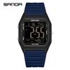 Sanda Multifunctional Dual-Time Sports Watch for Teens - Stopwatch, Waterproof, Luminous, Electronic