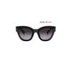 Miu Miu Logo Design Cat Eye Sunglasses Women sunglasses Black SMU01YF-1AB5D1