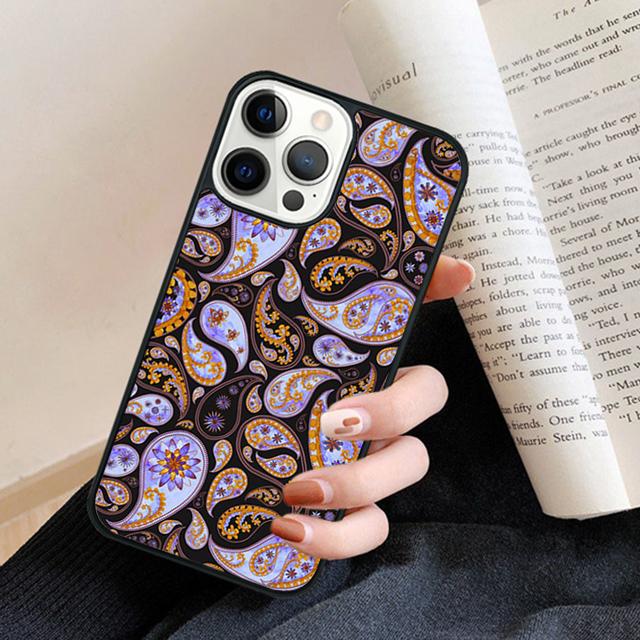 Bandana Paisley Pattern Art Phone Case Cover For iPhone 17 Air 16 15 14 plus 11 12 13 pro max coque Shell Fundas