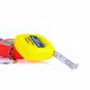 Tyou Square Tape Measure, Keychain, Automatic Retractable Double Steel Mini Tape Measure, 1m 3" Blue