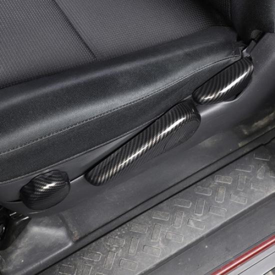 ABS Carbon seat Adjust Button Switch Cover Trim For Toyota FJ Cruiser 07-21