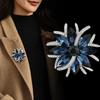 Autumn And Winter Fashion Flower Corsage Clothes Versatile Crystal Flower Brooch Accessories Female Bright Temperament Female Tide