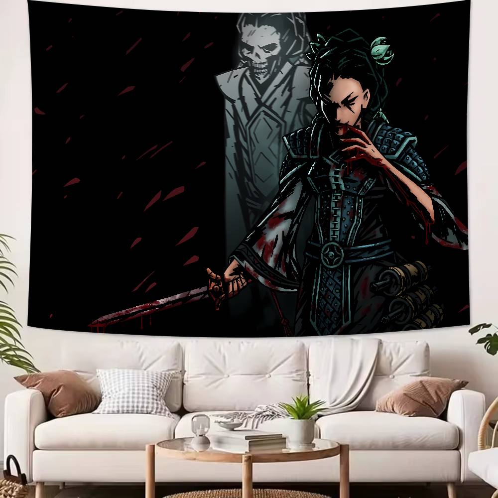Large Cool Darkest Dungeon Video Gaming Popular Room Decoration Wall Tapestry Art Room Home Decor Wall Art Decor