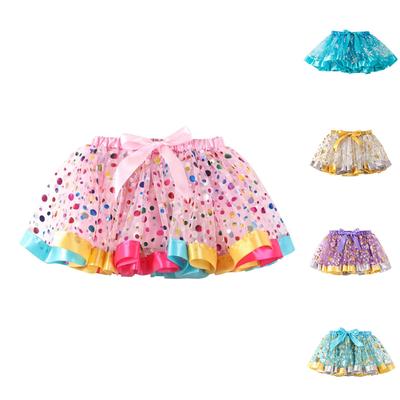 Children's Fashionable And Comfortable Cake Skirt With Elastic Waist Half Skirt