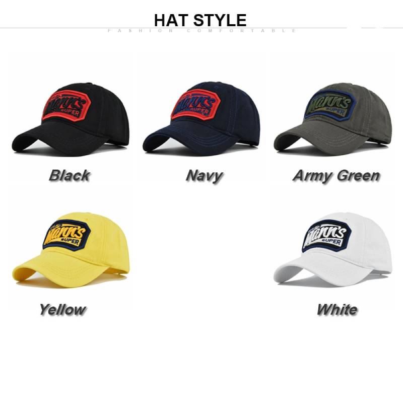 Cap Baseball Threedimensional Letter Embroidery Duck Tongue Cap Cotton Cool