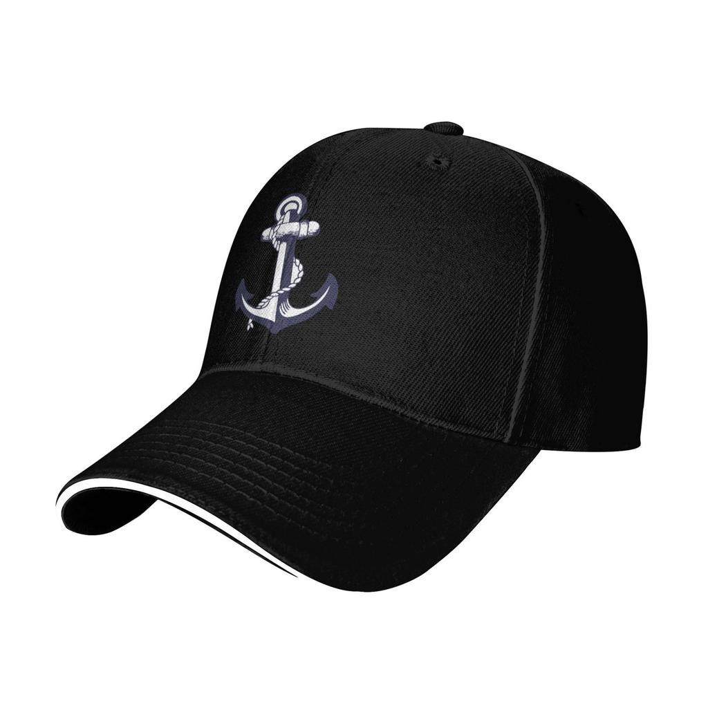 Anchor Baseball Cap Nautical Anchor Marine Sun Visor Hat Sailor Nautical Ship Ocean Sea Beach Unisex Adjustable Snapback Caps