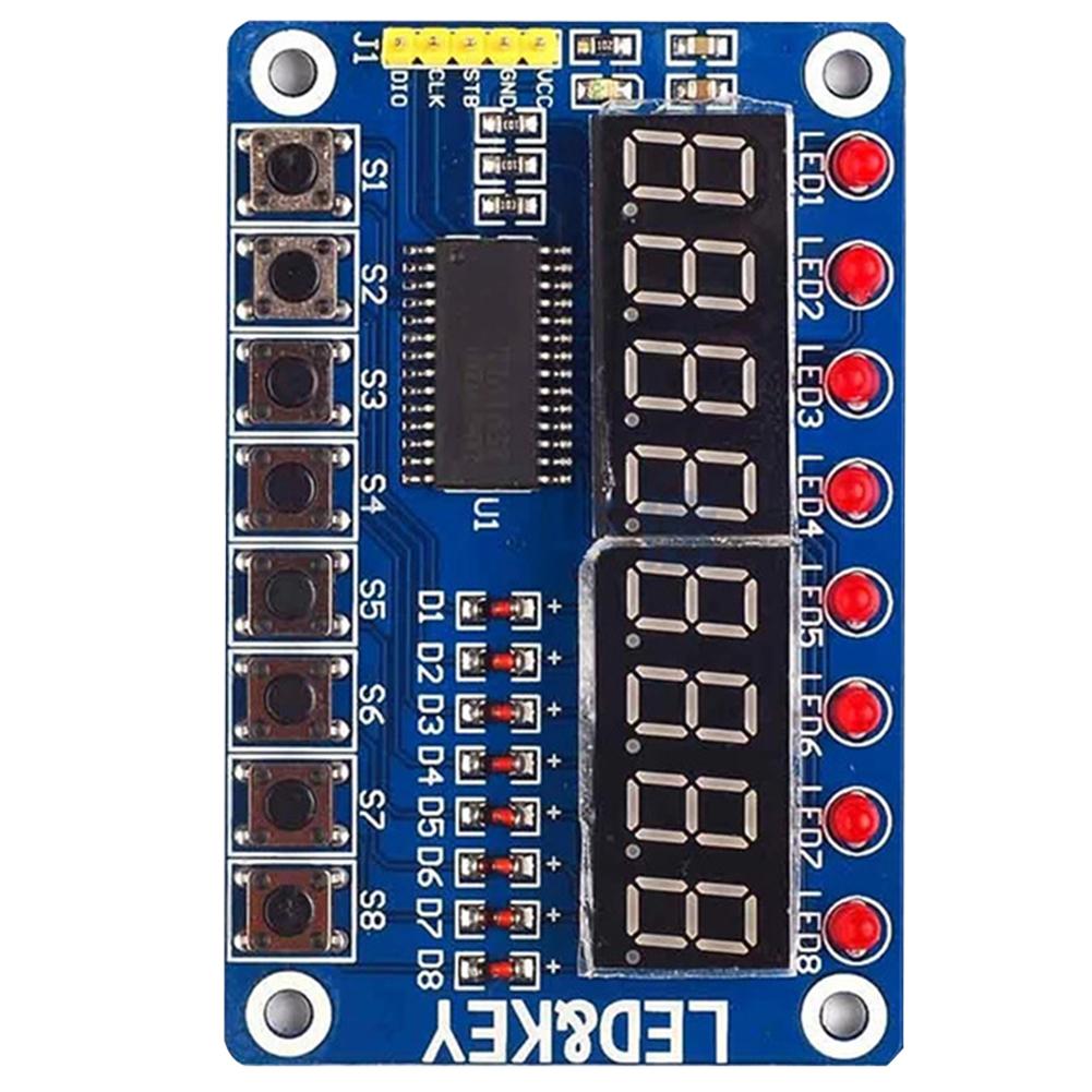 

TM1637/TM1638/MAX7219 4/8 Digit Tube LED Digital Tube for Arduino Clock RED Anode Tube Driver Board