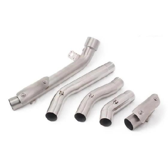 K7 GSXR 600 750 GSXR700 GSXR750 Motorcycle Exhaust Muffler Middle Link Pipe Tube Slip On For Suzuki GSX R600 R700 R750 K7 K8
