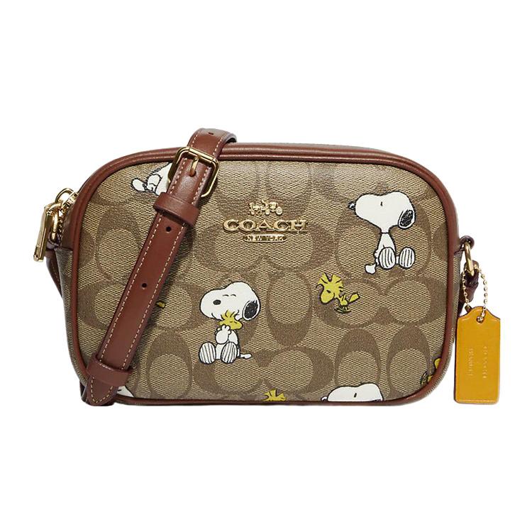 

New Peanuts X Snoopy X COACH Jamie Crossbody Bags CF248-IMT1O 19.1*5.6*13.2CM