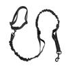 Heavy Duty Bungee Dog Leash Shock Absorbing Elastic Dog Leash Rope with 2 Padded Handles for Large