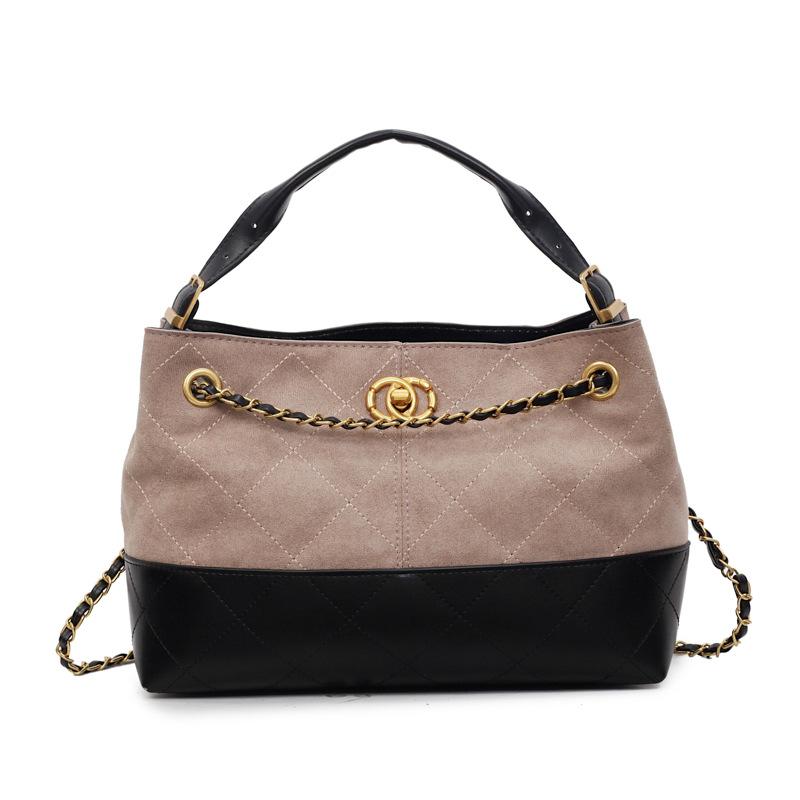 Geantă tote pentru femei de mare capacitate, geantă nouă cu lanț, geantă retro de sub braț