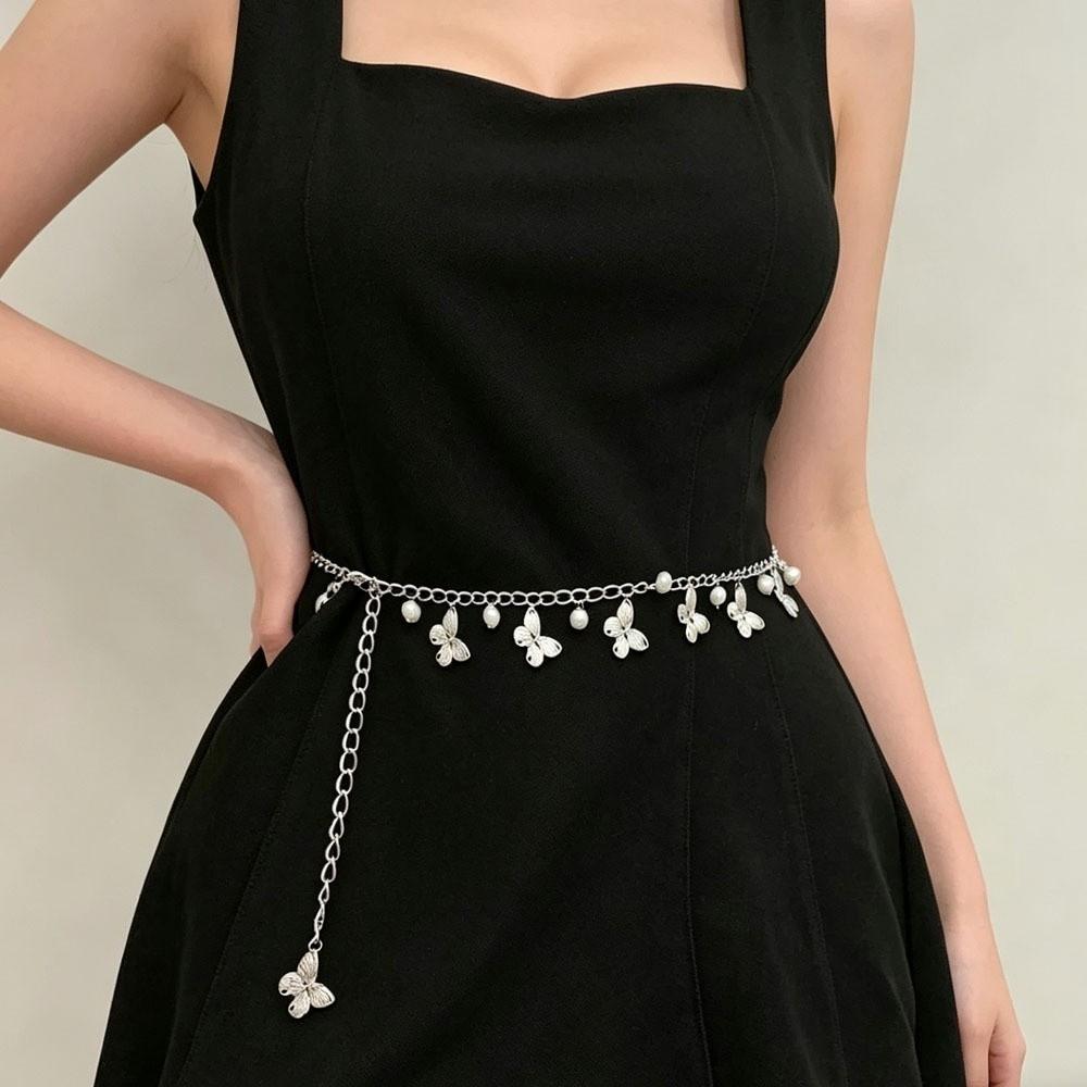 Trendy Metal Waist Chains Elegant Advanced Belly Chain Waistband Versatile Creative Body Jewelry for Women