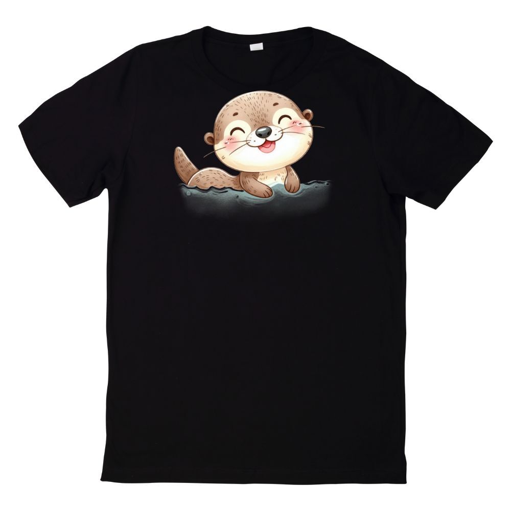 T-Shirt Niedliches Kawaii Otter MotivWird in neuem Fenster oder Tab geöffnet