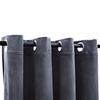 Rideau occultant - vidaXL - Velours Anthracite - 290x245 cm - Œillets métalliques - Lavable