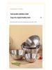 304 Stainless Steel Kitchen Basin - Multi-Purpose: Wash Vegetables, Rinse Rice, Drain, or Mix with Scale