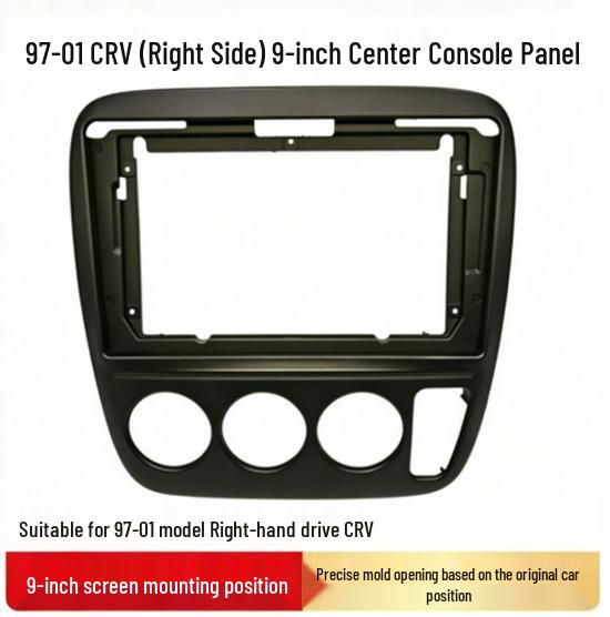 Honda CRV (1997-2001) 9-inch Right Side Console Navigation Frame Modification